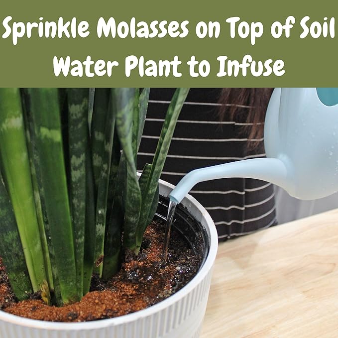 Dry Horticultural Molasses Powder (4 Pounds), Indoor/Outdoor Gardening Soil Amendment for Plants