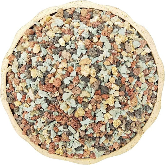 5lb Bonsai Succulent and Cactus Soil Gritty Mix Rocks Gravel for Terrarium Top Dressing Decorative Pebbles Potting Soil Amendment for Pots Indoor Plants, Fast Drainage, Neutralize Soil PH