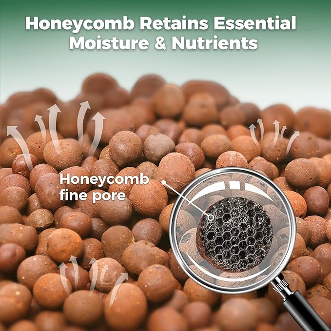 T4U Leca Clay Pebbles for Plants, 4 LBS 10-20 mm Clay Balls for Indoor Plants, Natural Clay Pebbles for Orchid Potting Mix, Hydroponic, Leca Pots, Plant Drainage, Garden Soil