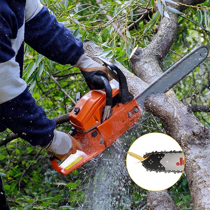 60pcs Diamond Chainsaw Sharpener Bits High Hardness Plated Burr Grinding Stone with 3 Different Sizes 5/32, 3/16, 7/32 Inches for Chain Saws Jewelry Metal Wood Polishing