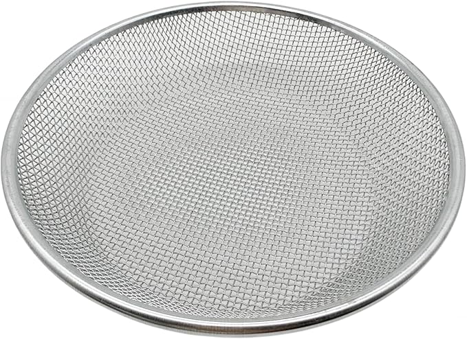 Soil Sieve for Garen -12 inches Soil Sifter for Rocks Compost Suitable for 5 Gallon Drums Mesh Size 1/8 inch