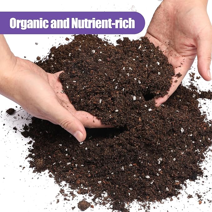 Premium Lavender Potting Mix 4qt, Promotes Lavender Blossoming, Perfect for Indoor and Outdoor Gardening