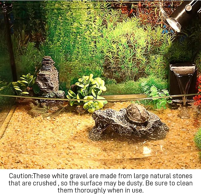 45LB Aquarium Gravel Mix Rocks for Succulent,Cactus Bonsai DIY, Gravel for Terrarium, Fairy Gardening, Top Dressing (6mm-8mm)