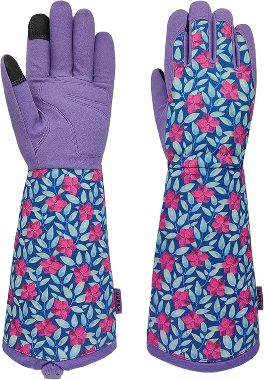 Gardening Gloves for Women and Men, Thorn Proof&Puncture Resistance Garden Gloves,Gauntlet Gloves,Gifts