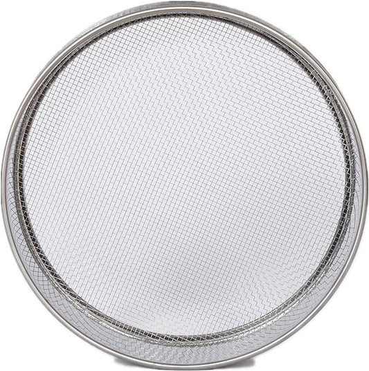 Soil Sifter 12" (1/4”Mesh Screen)-Sieve for Sand Rocks Dirt Compost
