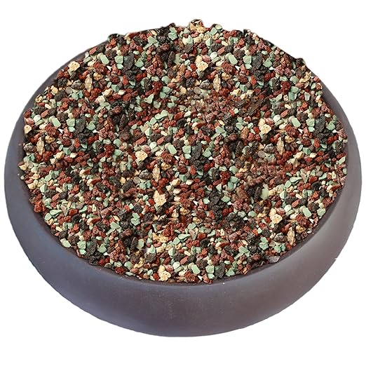 18 Pounds Mix Horticultural Lava Rocks, 3-6 mm Lava Rocks for Plants, Bonsai Rocks Horticultural Grit Soil Cover Gravel for Succulents and Hydroponics, Fairy Gardening, Top Dressing, Plant Drainage