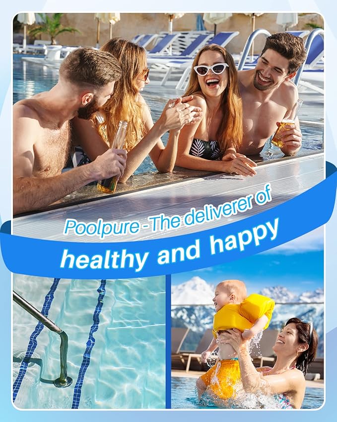 POOLPURE C-4310 Spa Filter Replaces PWW10, Filbur FC-3077, Excel Filters XLS-435, Aladdin 11003, Baleen AK-3006, Darlly 40101, Thermo Spa FL1003, SD-00260 Hot Tub Filter 2 Pack