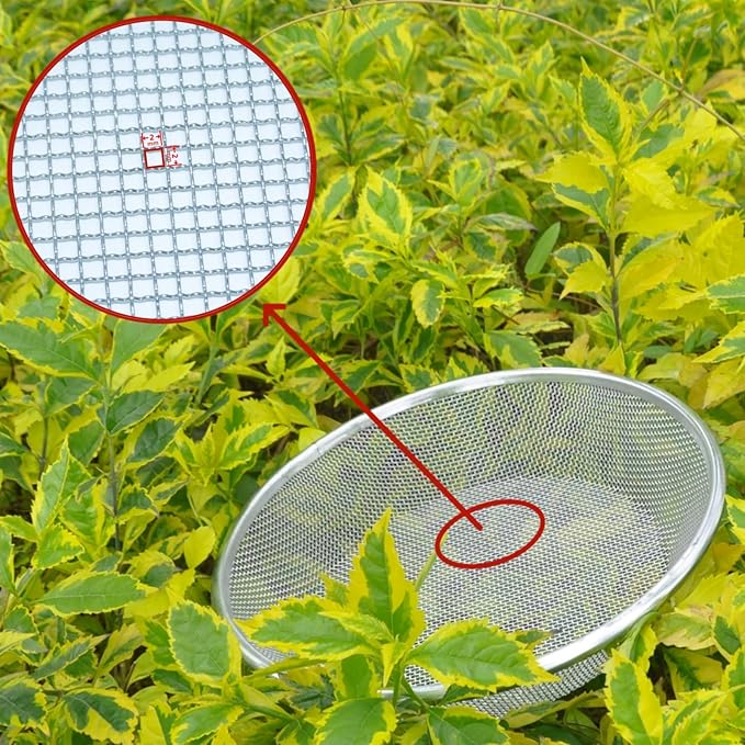 Mesh Gardening Sifter, 2mm Sieve mesh Size, Perfect for 5 Gallon Bucket,for Sand Rocks Dirt Compost (2mm)