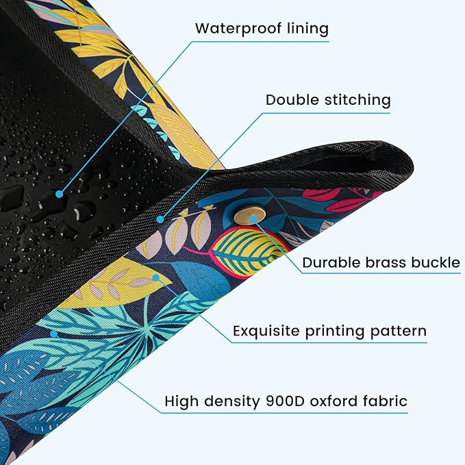 3PCS 29.5" x 29.5" Repotting mat for House Plant Care and Dirt Spill Control Portable Potting Tray