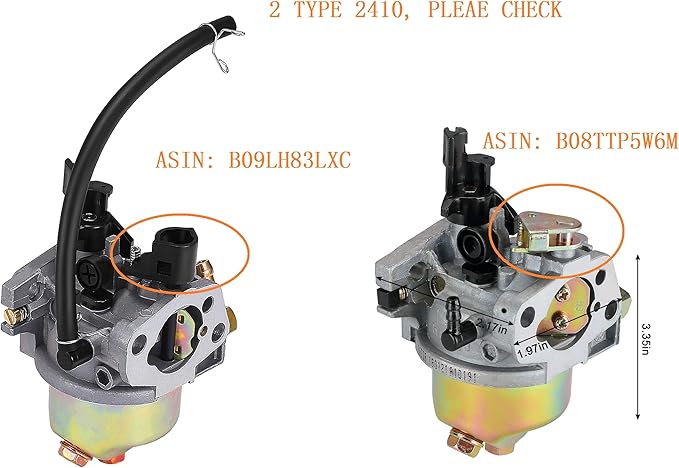 2410 CARB CARBURETOR 951-15236 751-15236 for MTD Snow Blower Troy Bilt 208CC Storm 2410 2420 2620 2690 2690XP 524WE 524SWE Snowthrower 31BS6BN2711, 789845