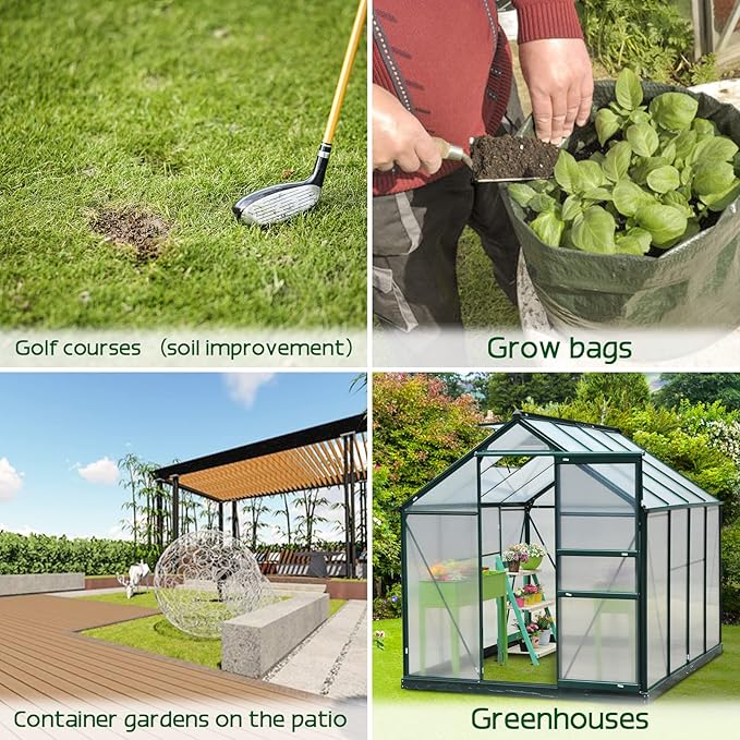 ZeeDix 4 Pcs Premium Coco Coir Brick- 100% Organic Compressed Coconut Coir Starting Mix, Coco Coir Fiber with Low EC and PH Balance for Gardening, Potting Soil, Herbs