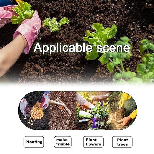 1.7"x15" Garden Auger Drill Bit for Planting Solid Shaft Bulb Auger, Heavy Duty Garden Auger Spiral Drill Bit for Auger Post Hole Digger,Plant Drill bit for 3/8” Hex Drive Drill