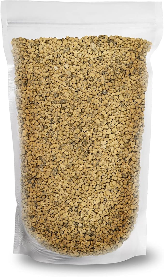 Pure Hard Akadama for Bonsai/Succulent Soil - (3mm-6mm) Small Grain for Cactus, Bonsai Plants Soil Amendment, Prevent Over Water, Provides Optimal Water Retention, Fast Drainage (3 Quart)