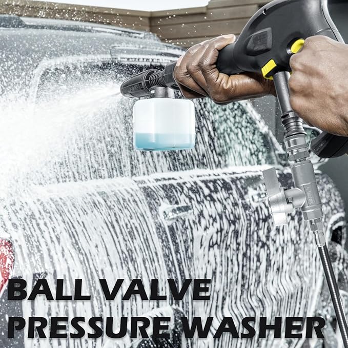 Ball Valve Pressure Washer,3/8"5000 PSI,High Pressure Ball Valve for Power Washer Hose.