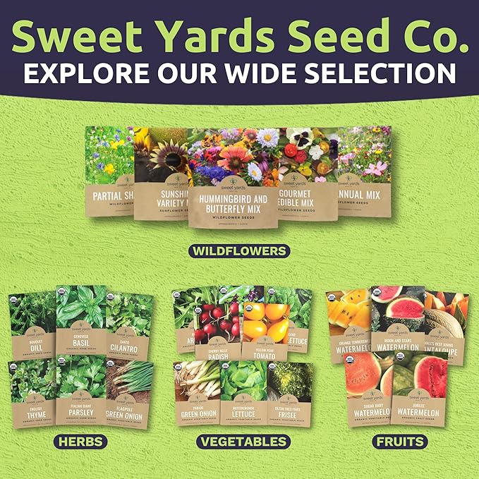 Midwest Regional Mix - Large 1 Ounce Packet - 15,000 Flower Seeds for Planting - Wildflower Mix