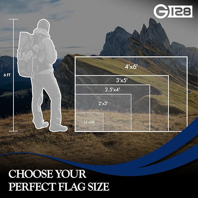G128 South Carolina State Flag | 1x1.5 Ft | StormFlyer Series Embroidered 220GSM Spun Polyester | Embroidered Design, Indoor/Outdoor, Brass Grommets, Heavy Duty, All Weather