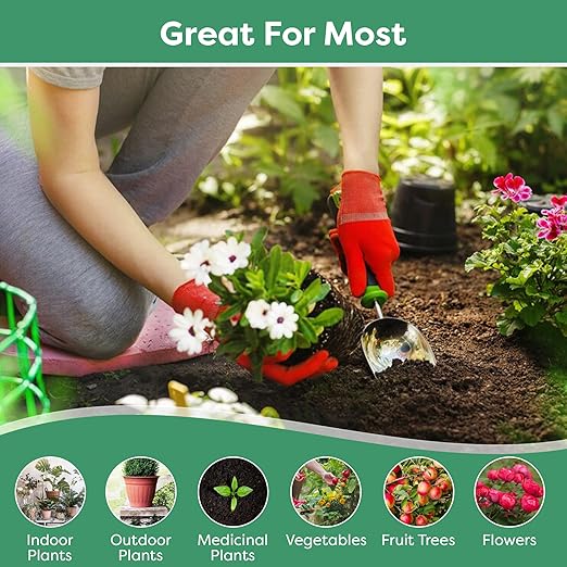 20-20-20 Water-Soluble Fertilizer โ Powder for Liquid Plant Food for Indoor & Outdoor Plants, Orchids, Vegetables, Lawns, Flowers โ 20 20 20 Fertilizer (1 Quart)