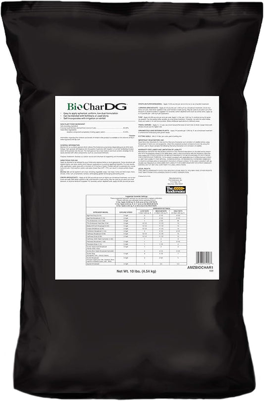 The Andersons BioChar DG Organic Soil Amendment - Covers up to 5,000 sq ft (10 lb)