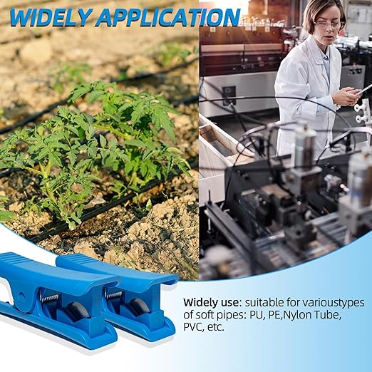 Plastic Tubing Cutter Tool Hose Tube Cutter Accurate Pipe Cutter for Drip Irrigation Tubing Nylon PVC Tube, Cut Up to 3/8" OD Tube