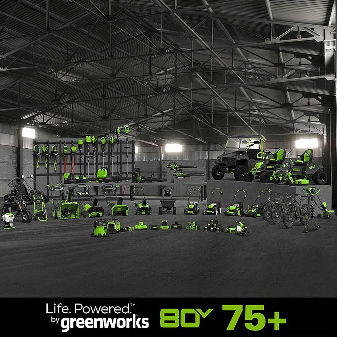 Greenworks 80V 13-inch String Trimmer, 2Ah Battery and Charger Included