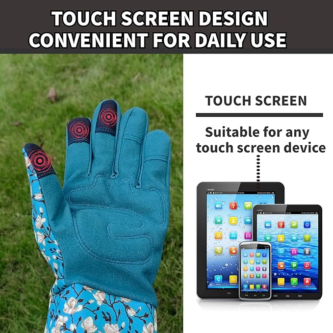Gardening Gloves for Women and Men, Thorn Proof&Puncture Resistance Garden Gloves,Gauntlet Gloves,Gifts