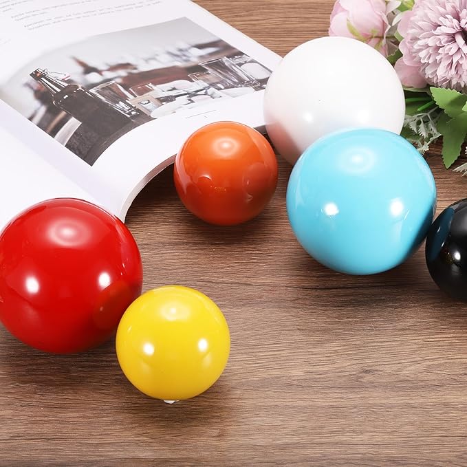 uxcell 2 Pcs Gazing Globe Decor Ball 3.5 Inch 90mm Reflective Garden Sphere Hollow Ball, Seamless Stainless Steel Gazing Ball, Smooth Mirror Globe for Garden Home Decor, Bright Black
