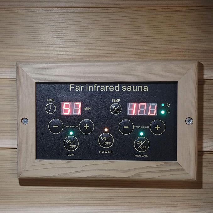 Saunas 909Mini Far Infrared Sauna, Indoor Dry Sauna (Red Cedar, 1 Person Mini Size Left Door)