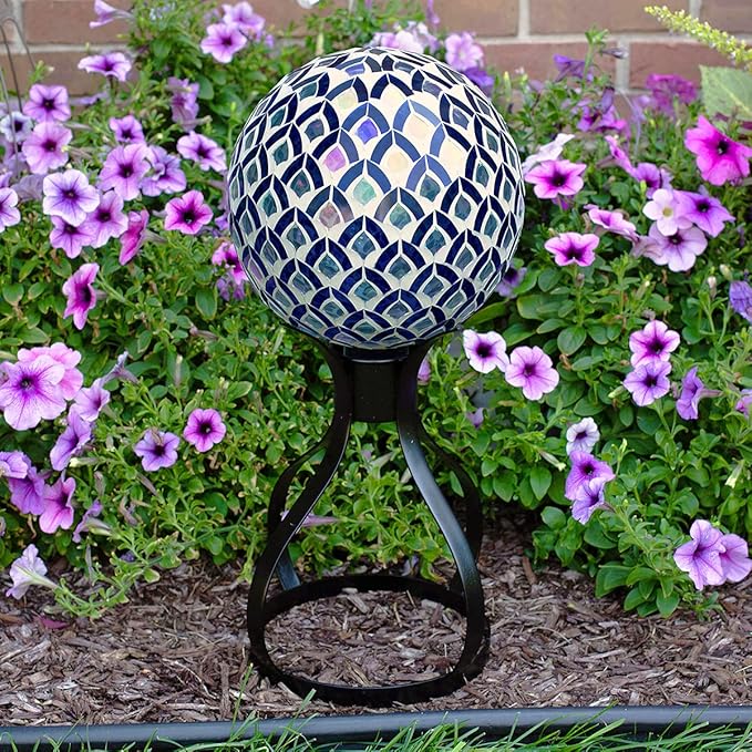 Echo Valley 9121 Wrought Iron Globe Holders, Compliment to Any 10" Gazing Globe, Verona