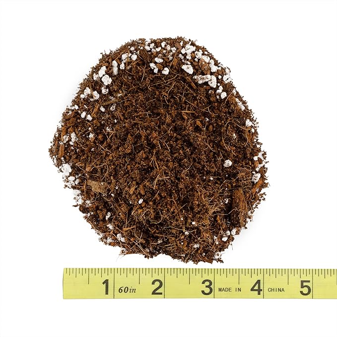Coco Peat Perlite Potting Mix (12 Quarts), Loose Coconut Coir and Perlite