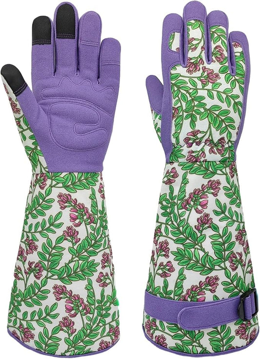 Gardening Gloves for Women and Men, Thorn Proof&Puncture Resistance Garden Gloves,Gauntlet Gloves,Gifts