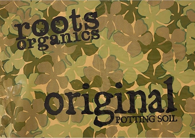 Roots Organics ROD75 Hydroponic Gardening Ready-to-Grow Coco Fiber-Based Potting Soil, 0.75 cu ft/5.6 gal for Plants