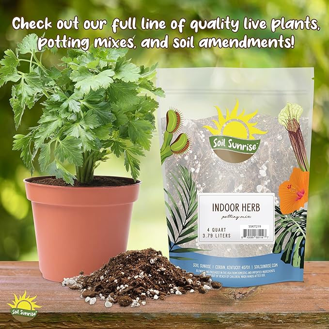 Coco Peat Perlite Potting Mix (12 Quarts), Loose Coconut Coir and Perlite