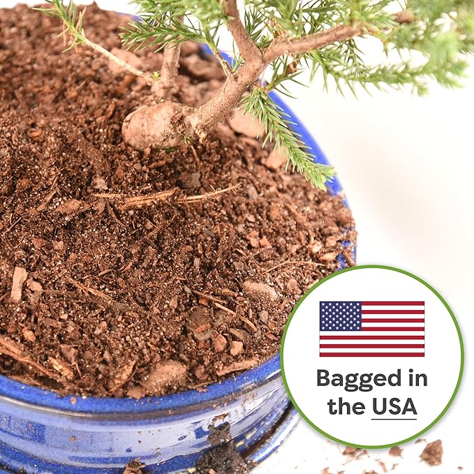 Bonsai Soil by Perfect Plants - 8qts. Premium All-Purpose Mix | Perfect for Several Bonsai Tree Plants | Made in Small Batches in The USA