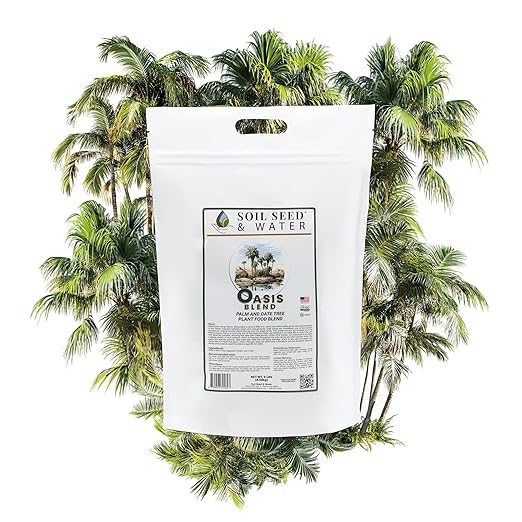 Soil Seed & Water Oasis Blend Concentrated Organic Soil Amendment Fertilizer for Palm & Date Trees
