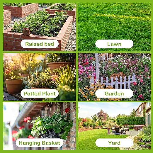 Depel Drip Irrigation Kit,49ft Quick Connect Garden Watering System Raised Bed Watering System Automatic Irrigation System with 1/4"Tubing, Sprinkler Nozzles for Greenhouse Patio Plants