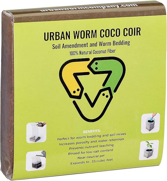 Urban Worm Coco Coir Soil Amendment and Bedding (24)