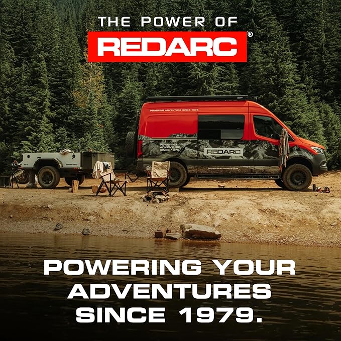 REDARC Remote-RS Inverter Remote Switch, 12V Compatible, Flush-Mount Design for RS Series Pure Sine Wave Inverters, On/Off Control and Status Indicator, for RV, Truck, and Off-Grid Use