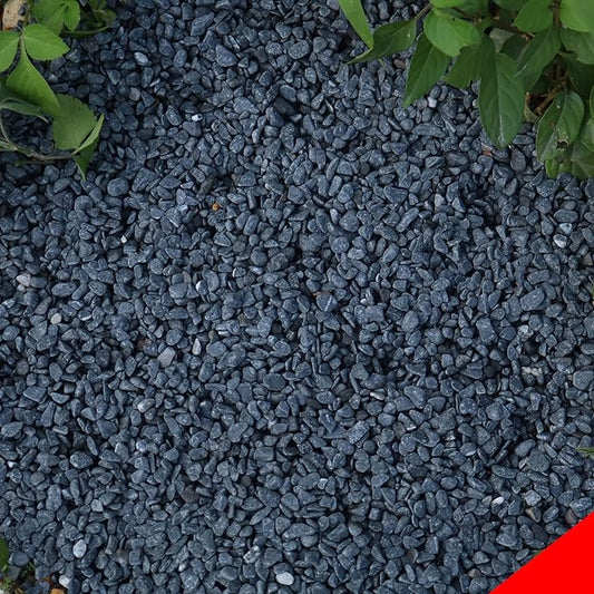 Anothera Stones for Plants 18 LB Smooth Natural Black River Rocks, Plant Aquarium Gravel Stones for Succulents Bonsai Terrarium Vase Fillers Fish Tank Indoor Outdoor Garden Decor(6-9 mm)