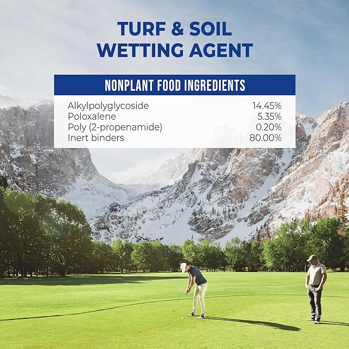 Underhill UHH20PEL H20 Maximizer Ultra Holding Wetting Agent Pellets Soil Surfactant for Lawn, Garden, Turf Grass, Golf Greens, 16 Tablets