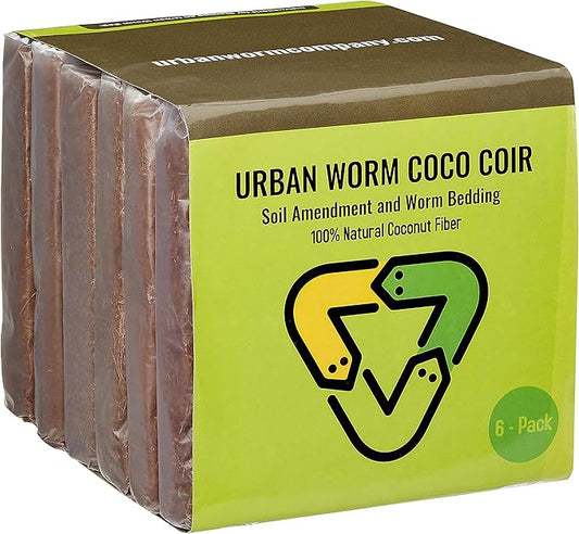 Urban Worm Coco Coir Soil Amendment and Bedding (6)