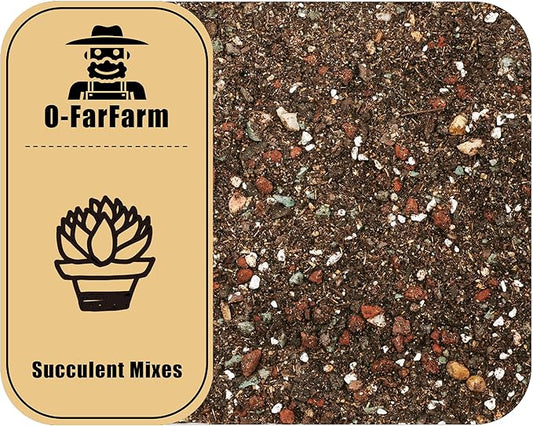 Succulent Soil Potting Mix 2.2 LBS, Optimized PH Fast Draining with Added Nutrients, Perfect for Small Succulent Pots