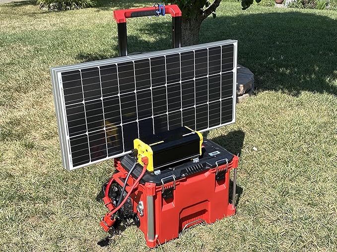 Krieger 4000W Modified Wave Inverter 12V DC to 120V AC Converter for RV, Truck, Off-Grid Solar Power Inverter 12V to 110V W/Built-in 5V/2.1A USB Port, AC Hardwire Port, Remote Cables Fuse Included