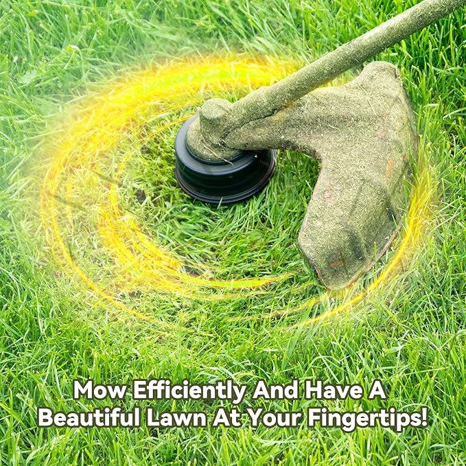 KAITAI String Trimmer Line 095”,Pre-Cut Dual Color 3-Section Fast-Positioning Design, for Gas and Electric Grass Trimmer and Brushcutters, Fits Most Standard Models,16FTx12