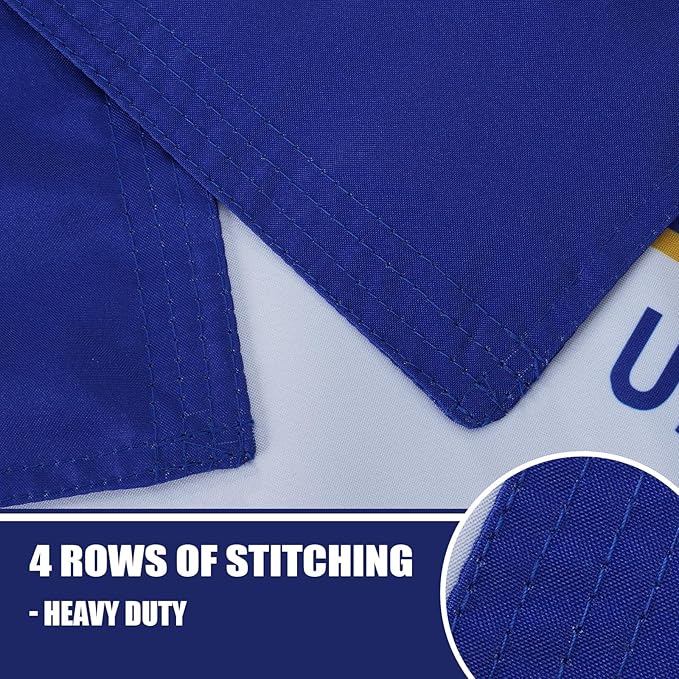 Bradford Kentucky Flag 3x5 ft Outdoor, 3 Ply Polyester Double Sided Kentucky State Flag Heavy Duty, KY Flags with 2 Brass Grommets for Outsides House Long Lasting