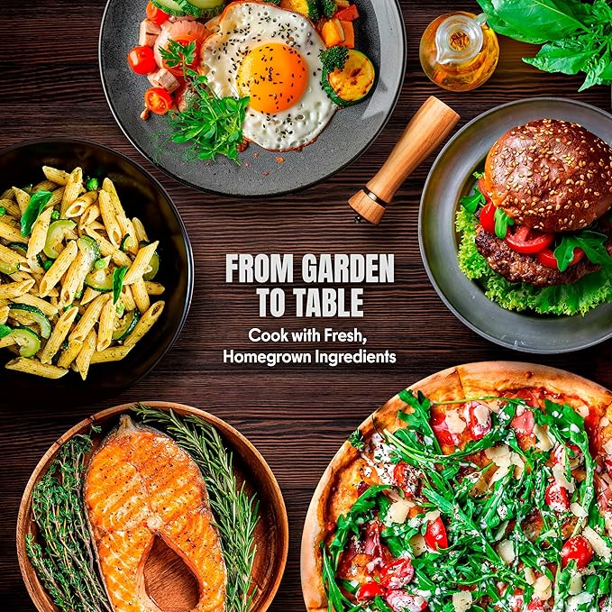 20 Vegetable Seeds For Planting Indoor Outdoor Variety Pack Home Garden Starter Kit Plant Marker 3900+ Non-GMO Heirloom Broccoli Cabbage Zucchini Cauliflower Pumpkin Celery Pea Cucumber Tomato Arugula