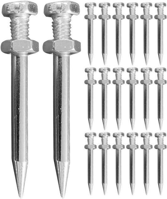 20pcs 3-Inch Soil Aerator Replacement Spikes - Aerator Tines for Lawn Aerator Shoes for Healthy Grass Growth and Aeration Needs