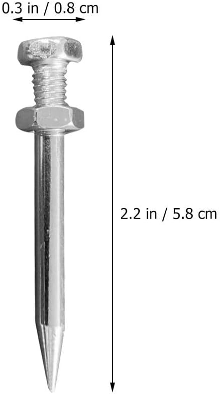20pcs 3-Inch Soil Aerator Replacement Spikes - Aerator Tines for Lawn Aerator Shoes for Healthy Grass Growth and Aeration Needs