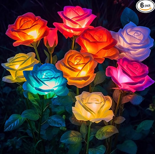 Realistic Solar Rose Garden Lights: Never Fading Blooms for Your Garden
