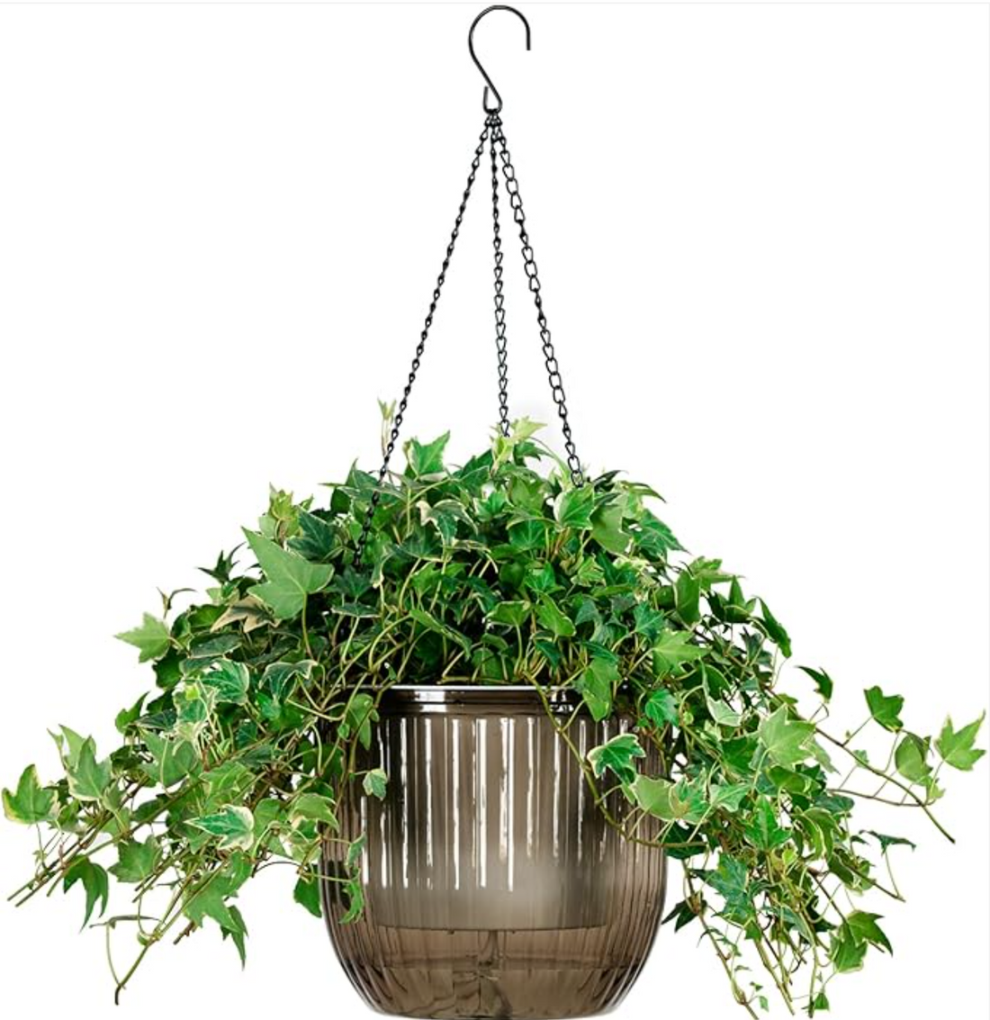Effortless Greenery: Melphoe 8.3 Inch Self Watering Hanging Planters for Lush Displays