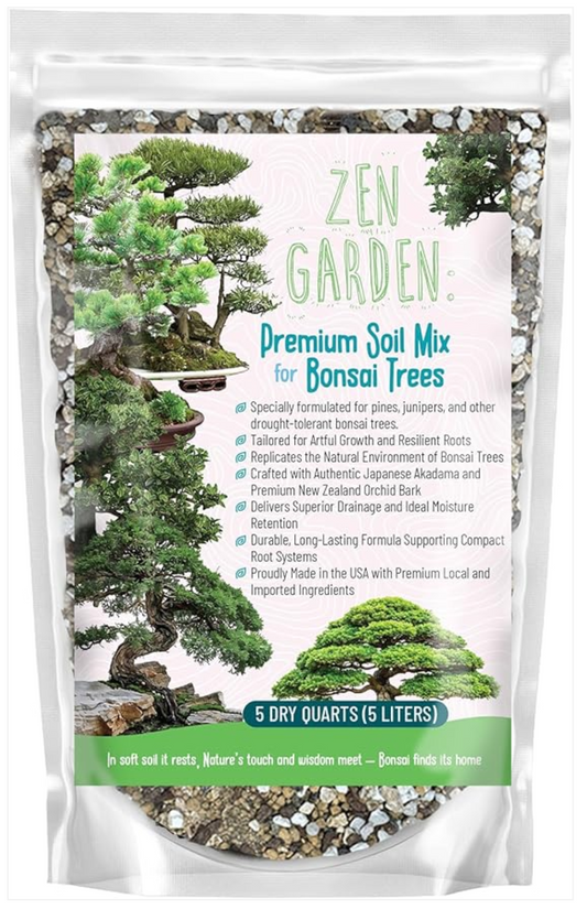 Cultivate Perfection: Zen Garden Bonsai Soil Mix for Drought-Tolerant Trees!